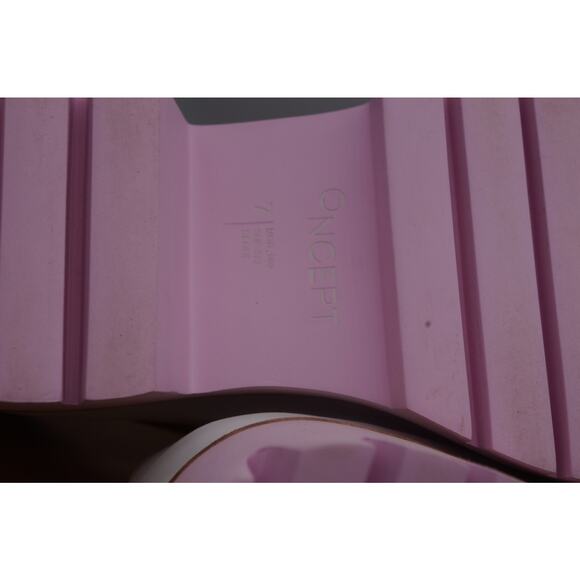 Anthropologie Oncept Heeled Loafers White & Pink Womens US 7 Boho Hipster - Picture 13 of 16